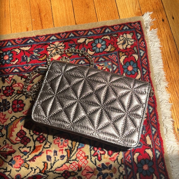 NEW KATE SPADE Sedgewick Place Fairlee bag Quilted Metallic Leather - Picture 6 of 6